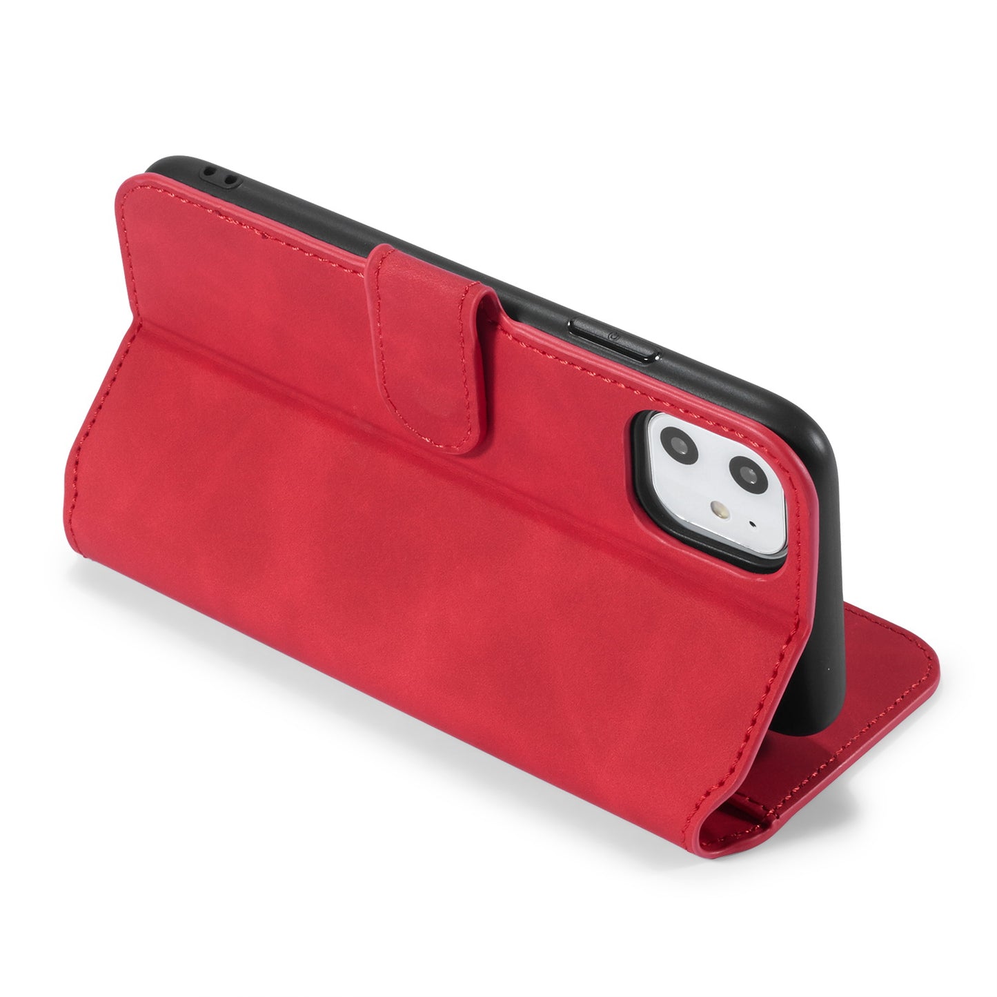 DG.MING Retro Style Wallet Leather Stand Case for iPhone 11 6.1-inch (2019)