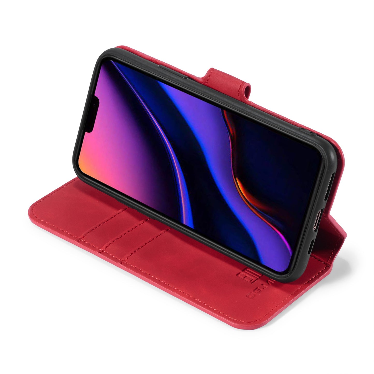 DG.MING Retro Style Wallet Leather Stand Case for iPhone 11 Pro 5.8-inch (2019)