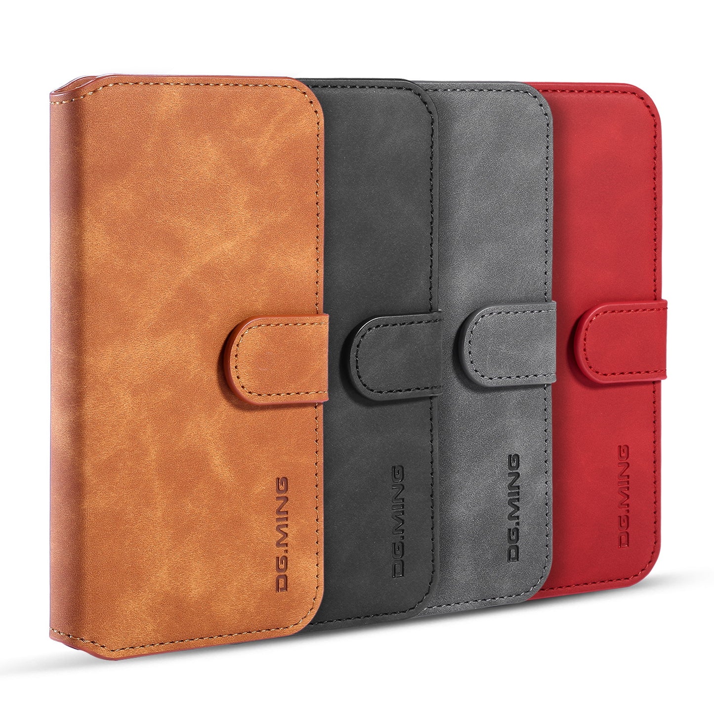DG.MING Retro Style Wallet Leather Stand Case for iPhone 11 Pro 5.8-inch (2019)