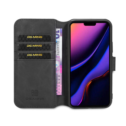 DG.MING Retro Style Wallet Leather Stand Case for iPhone 11 Pro 5.8-inch (2019)
