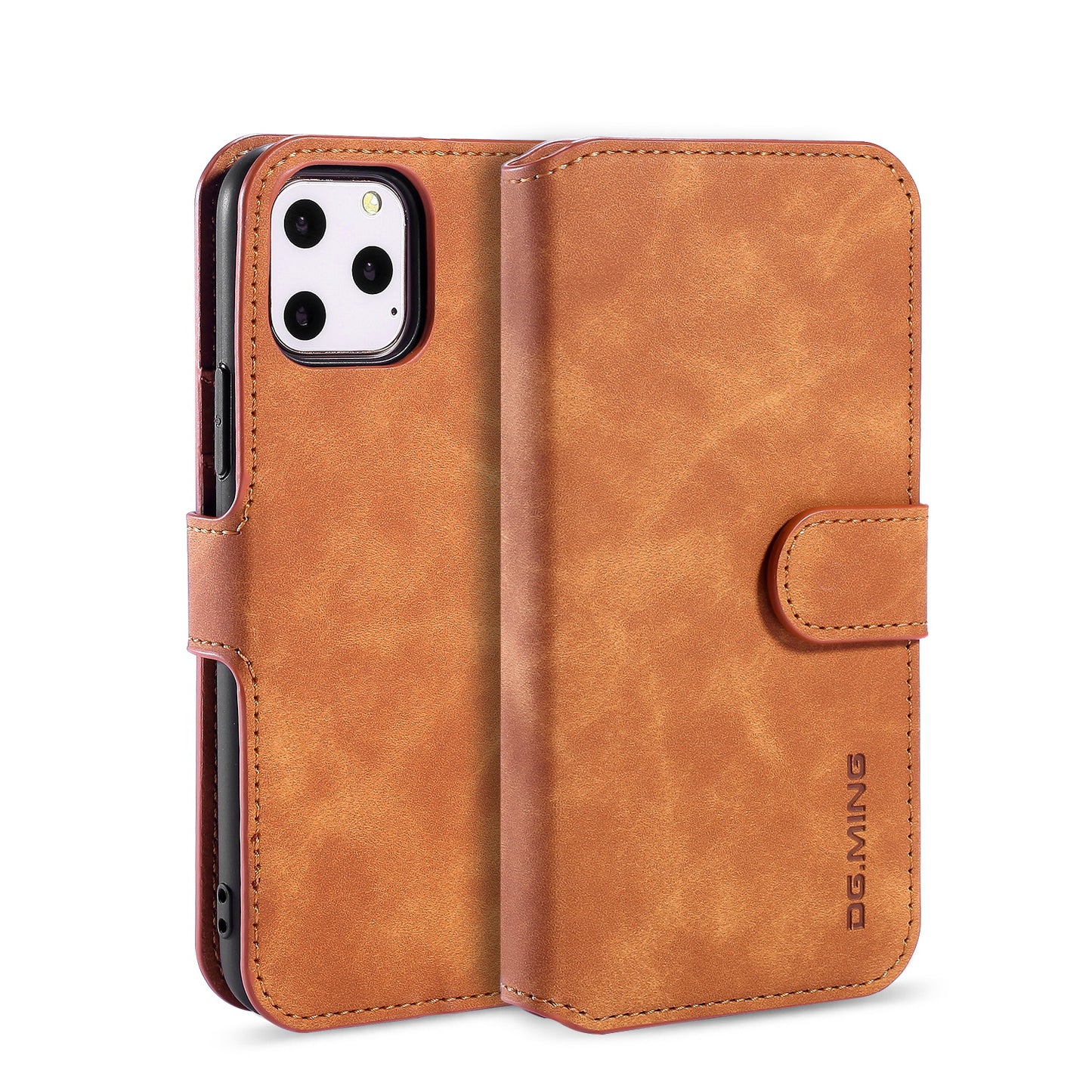 DG.MING Retro Style Wallet Leather Stand Case for iPhone 11 Pro 5.8-inch (2019)