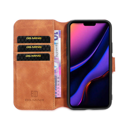DG.MING Retro Style Wallet Leather Stand Case for iPhone 11 Pro 5.8-inch (2019)
