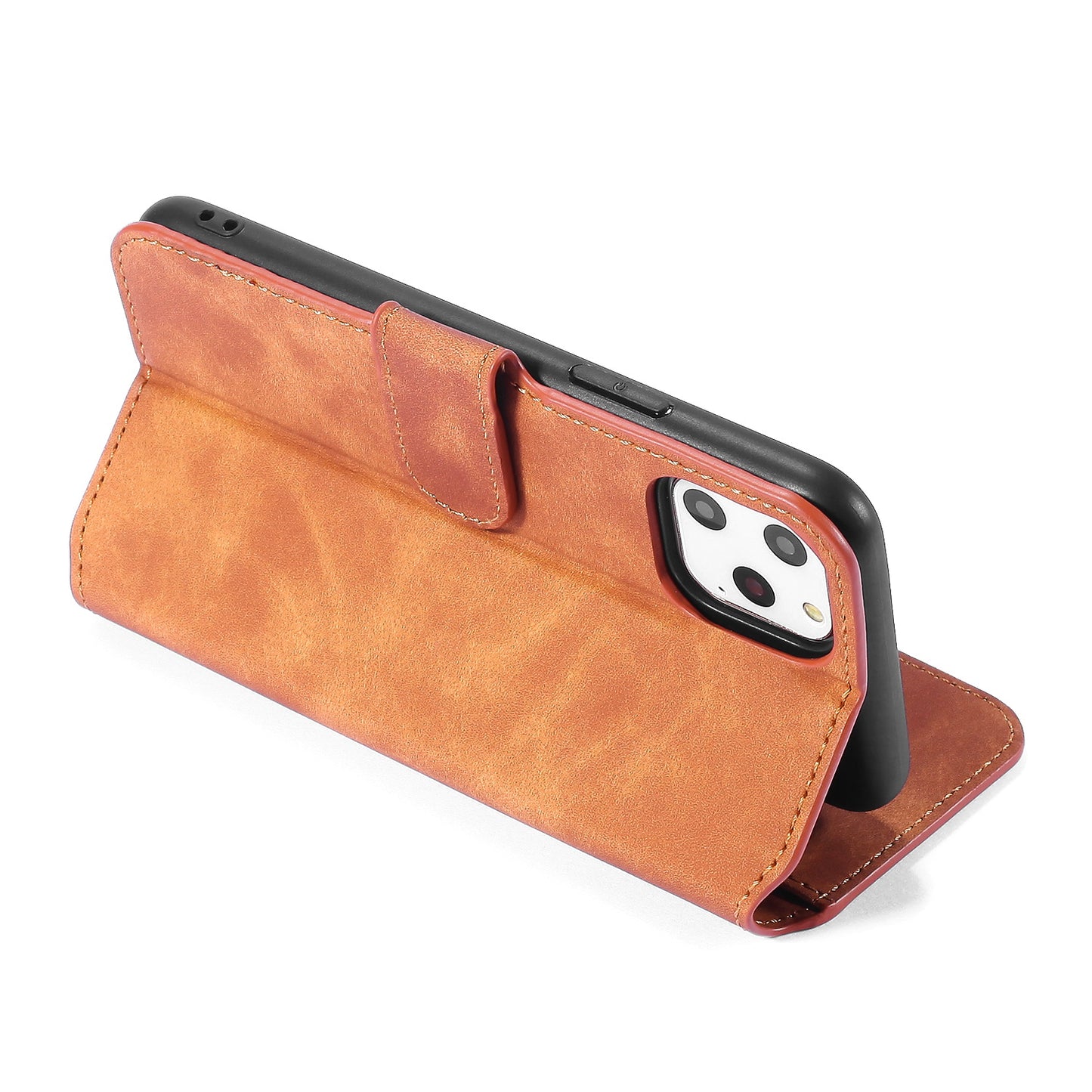 DG.MING Retro Style Wallet Leather Stand Case for iPhone 11 Pro 5.8-inch (2019)