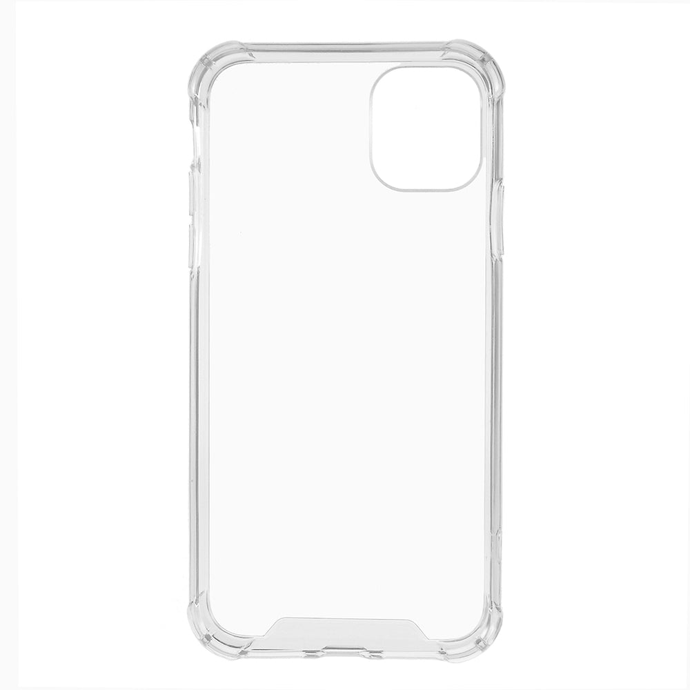 For iPhone 11 6.1 inch Acrylic + TPU Bumper Protective Case High Impact Protective Clear Phone Cover