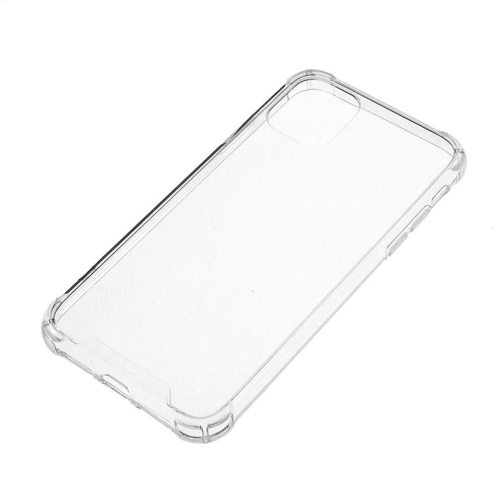 For iPhone 11 6.1 inch Acrylic + TPU Bumper Protective Case High Impact Protective Clear Phone Cover