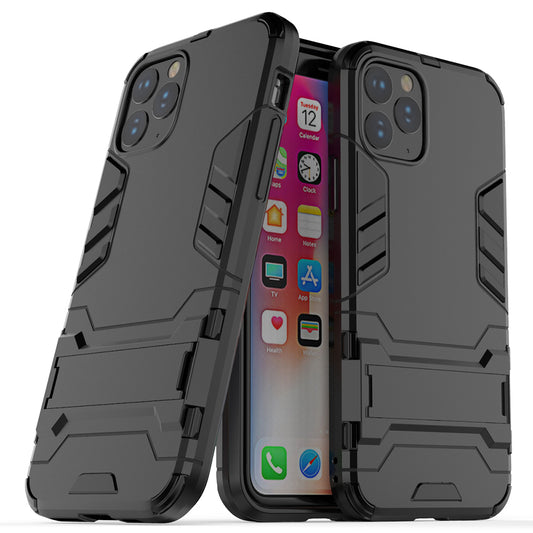 Plastic + TPU Mobile Phone Covering with Kickstand for iPhone 11 Pro Max 6.5 inch (2019)