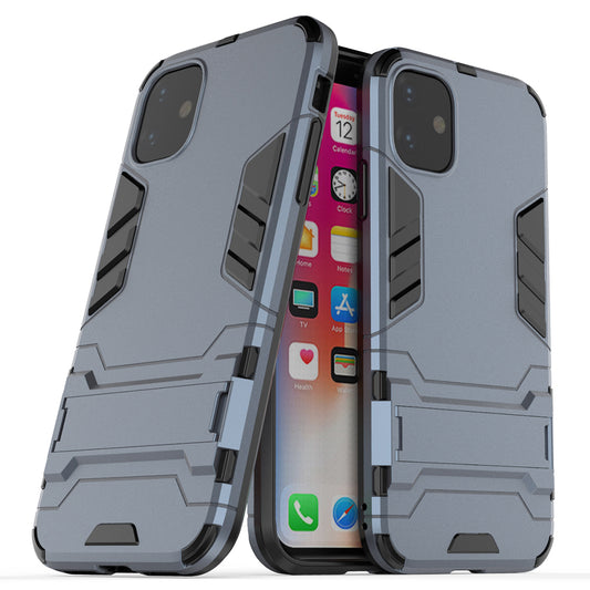 Plastic + TPU Hybrid Case with Kickstand for iPhone 11 6.1-inch (2019)