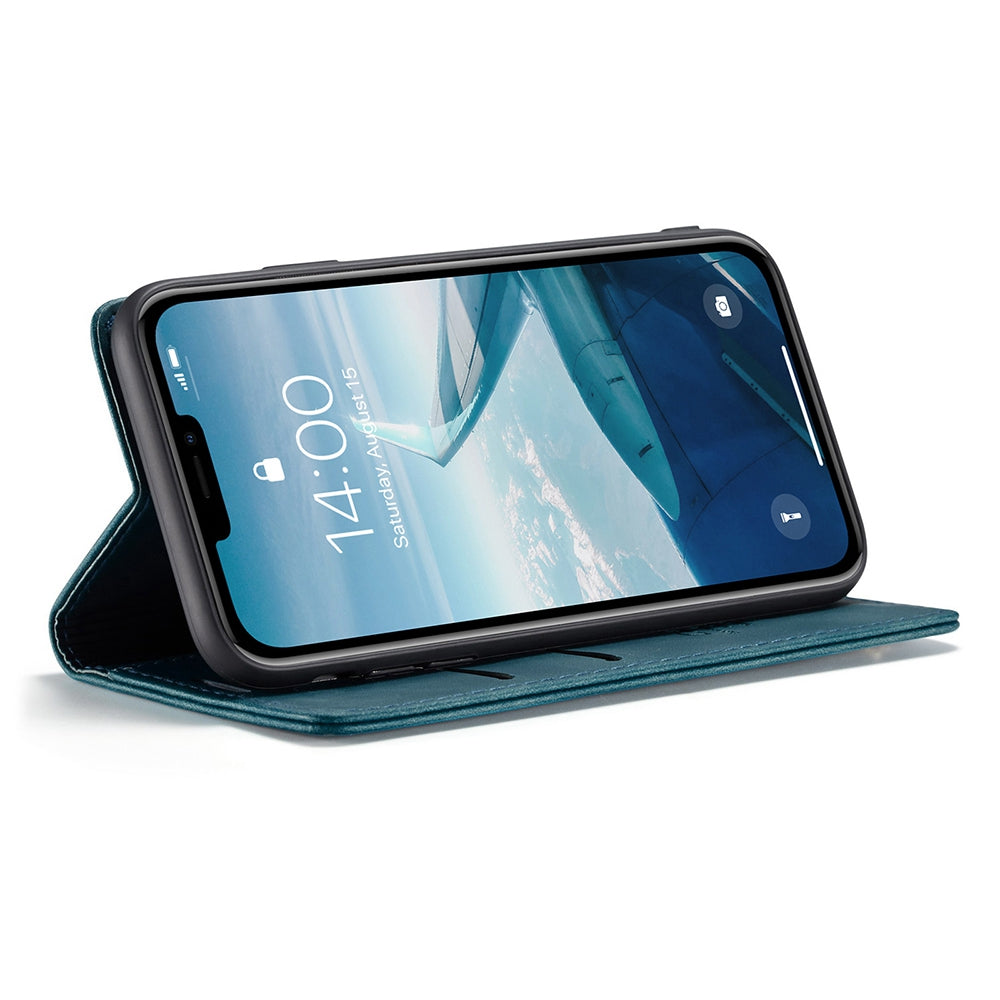 CASEME 013 Series Auto-absorbed Flip Leather Wallet Case for iPhone 11 6.1 inch (2019)