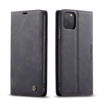 CASEME 013 Series Auto-absorbed Flip Leather Wallet Case for iPhone 11 Pro Max 6.5 inch (2019)