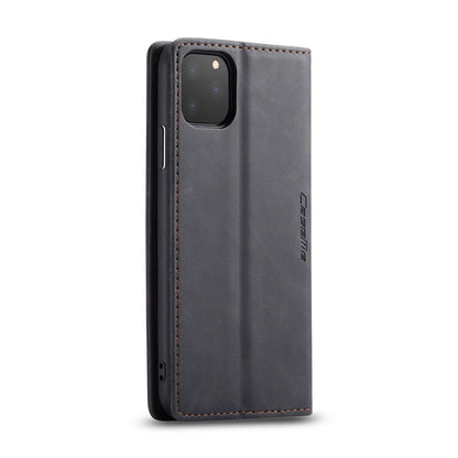 CASEME 013 Series Auto-absorbed Flip Leather Wallet Case for iPhone 11 Pro Max 6.5 inch (2019)