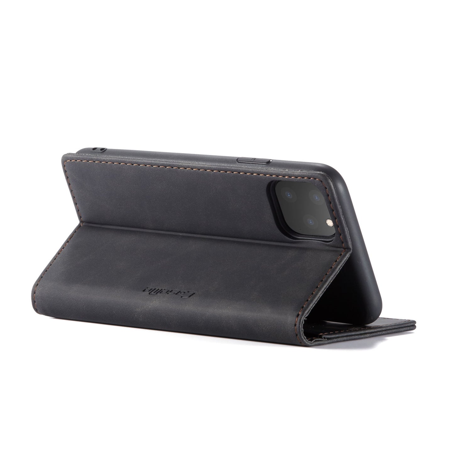 CASEME 013 Series Auto-absorbed Flip Leather Wallet Case for iPhone 11 Pro Max 6.5 inch (2019)