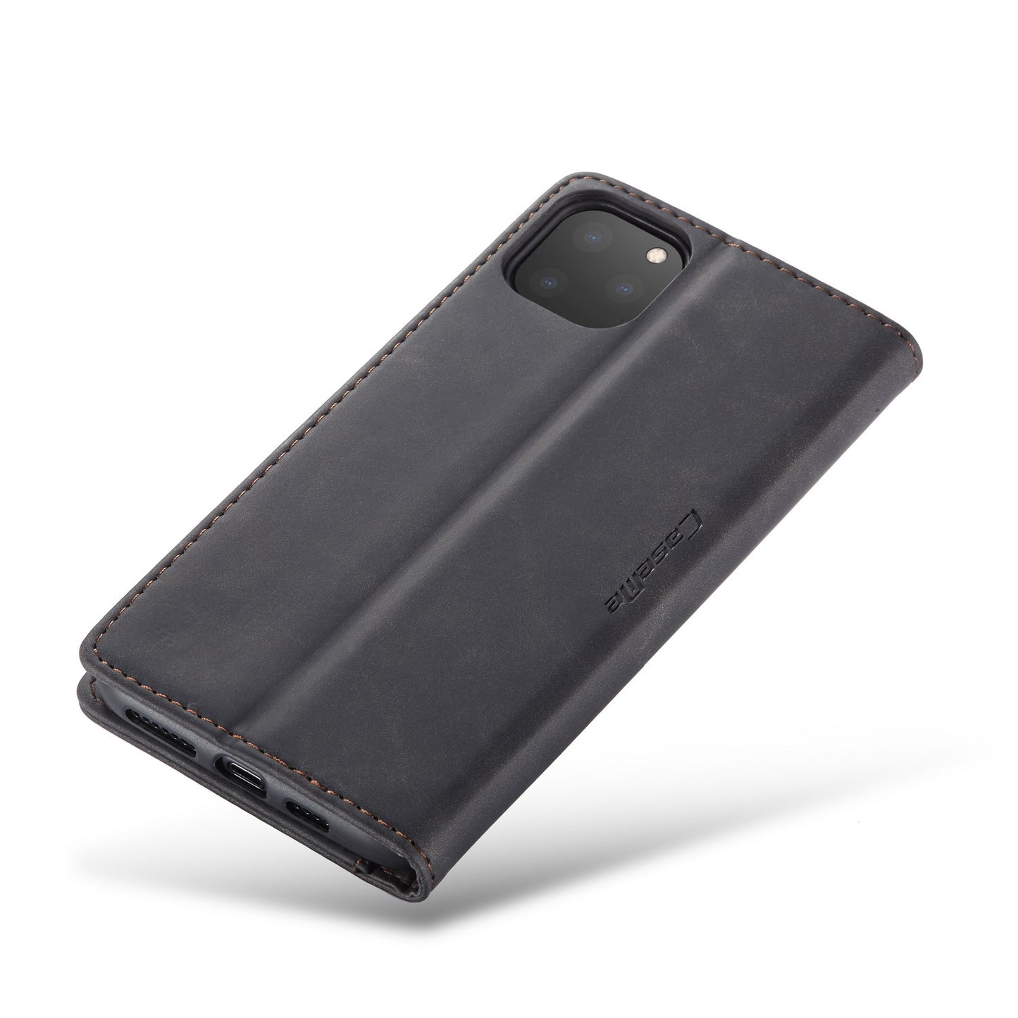 CASEME 013 Series Auto-absorbed Flip Leather Wallet Case for iPhone 11 Pro Max 6.5 inch (2019)