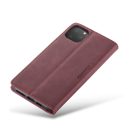 CASEME 013 Series Auto-absorbed Flip Leather Wallet Case for iPhone 11 Pro Max 6.5 inch (2019)