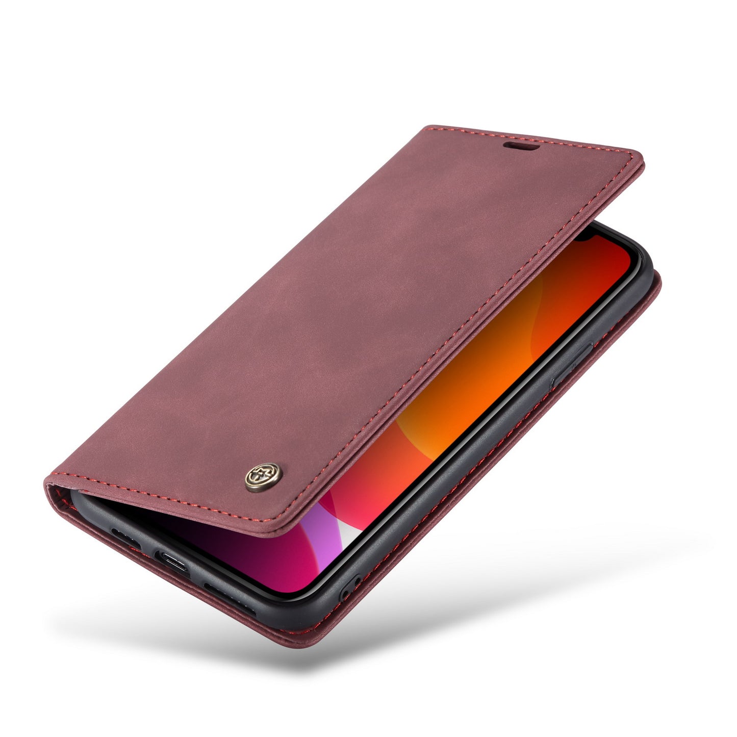 CASEME 013 Series Auto-absorbed Flip Leather Wallet Case for iPhone 11 Pro Max 6.5 inch (2019)