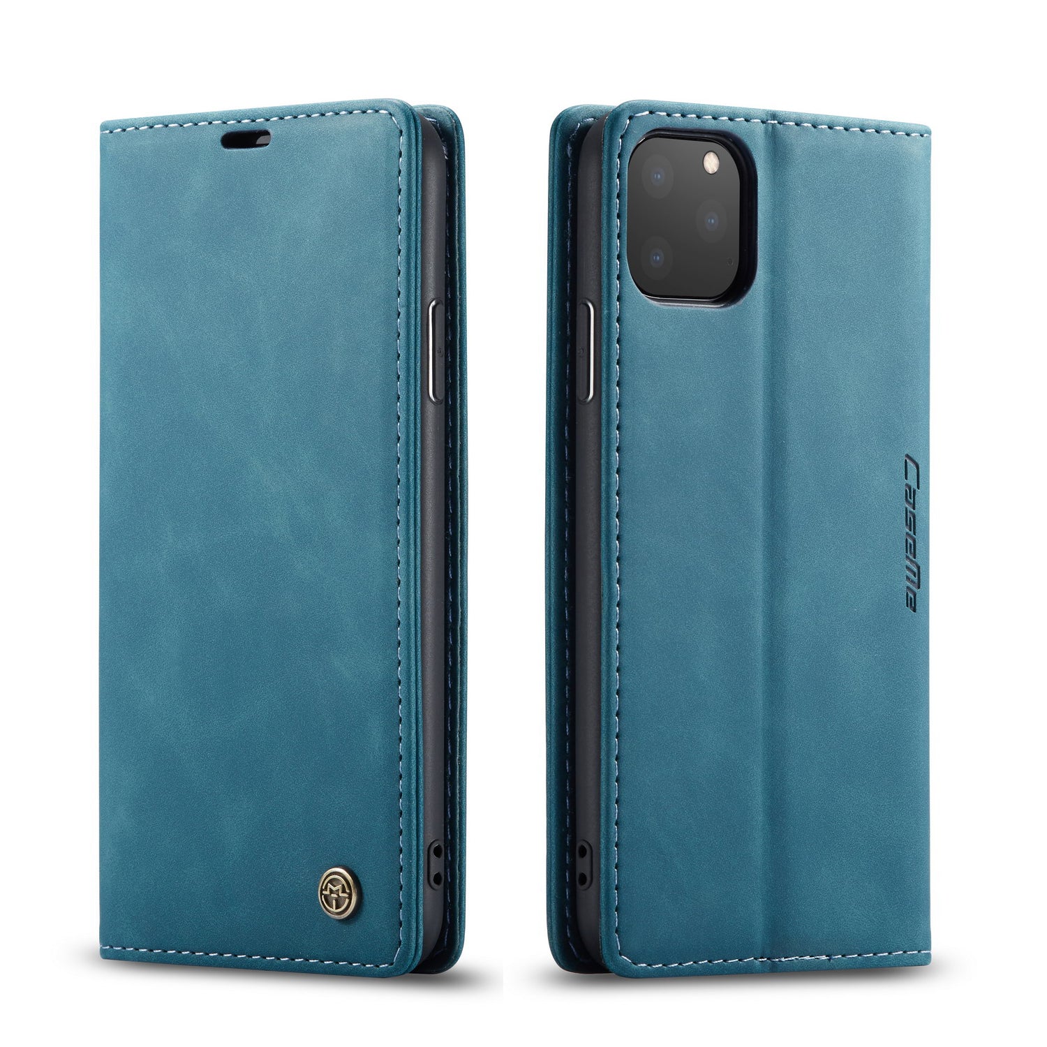 CASEME 013 Series Auto-absorbed Flip Leather Wallet Case for iPhone 11 Pro Max 6.5 inch (2019)