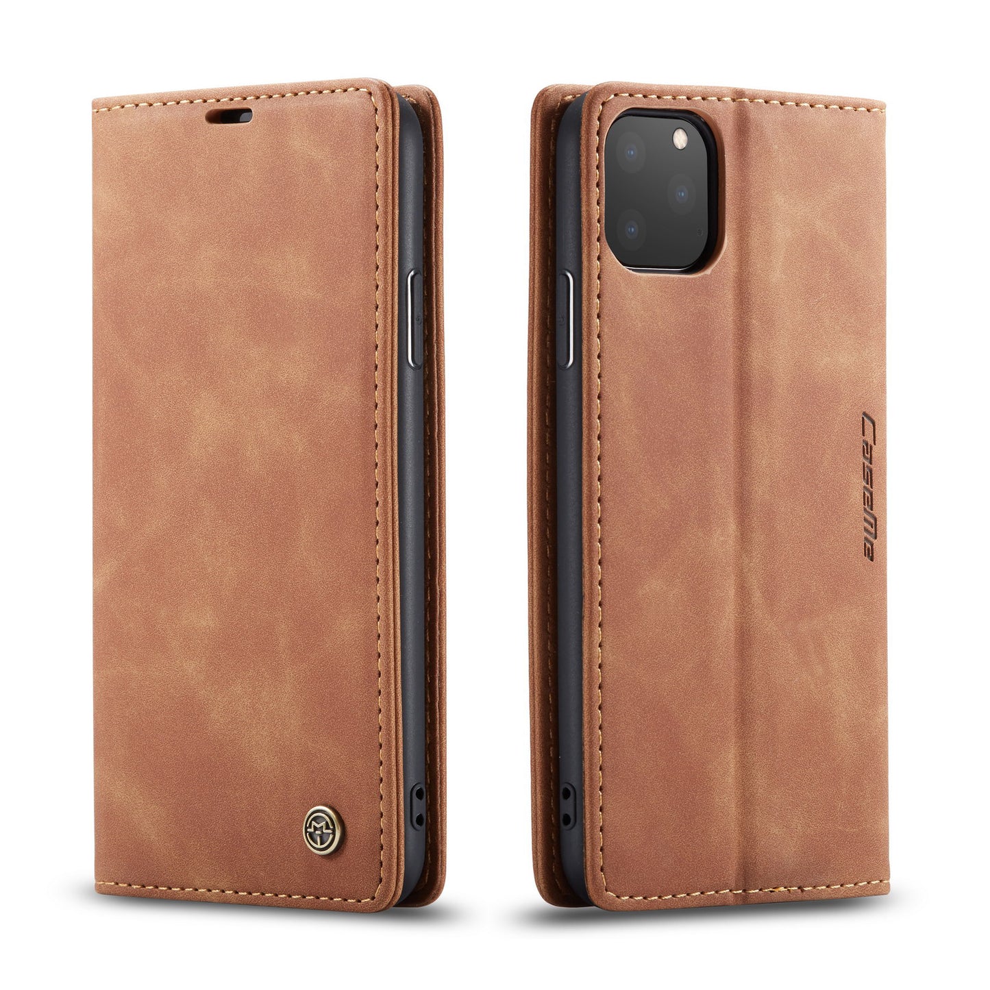 CASEME 013 Series Auto-absorbed Flip Leather Wallet Case for iPhone 11 Pro Max 6.5 inch (2019)