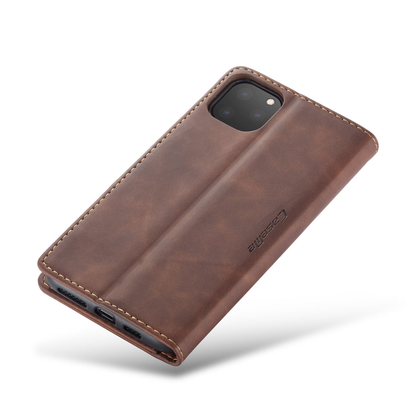 CASEME 013 Series Auto-absorbed Flip Leather Wallet Case for iPhone 11 Pro Max 6.5 inch (2019)