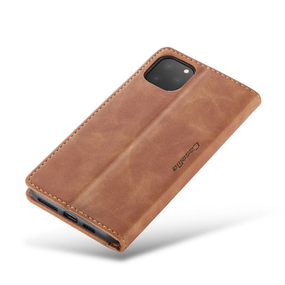 CASEME 013 Series Auto-absorbed Leather Wallet Case for iPhone 11 Pro 5.8-inch (2019)