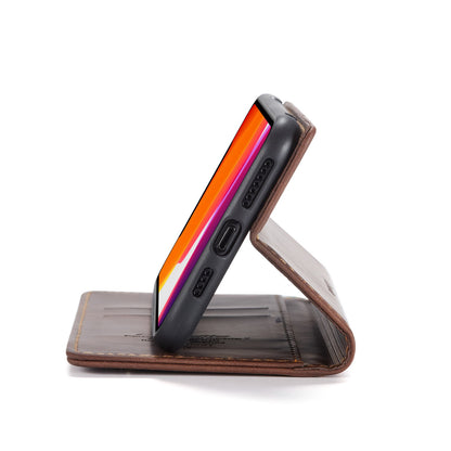 CASEME 013 Series Auto-absorbed Leather Wallet Case for iPhone 11 Pro 5.8-inch (2019)