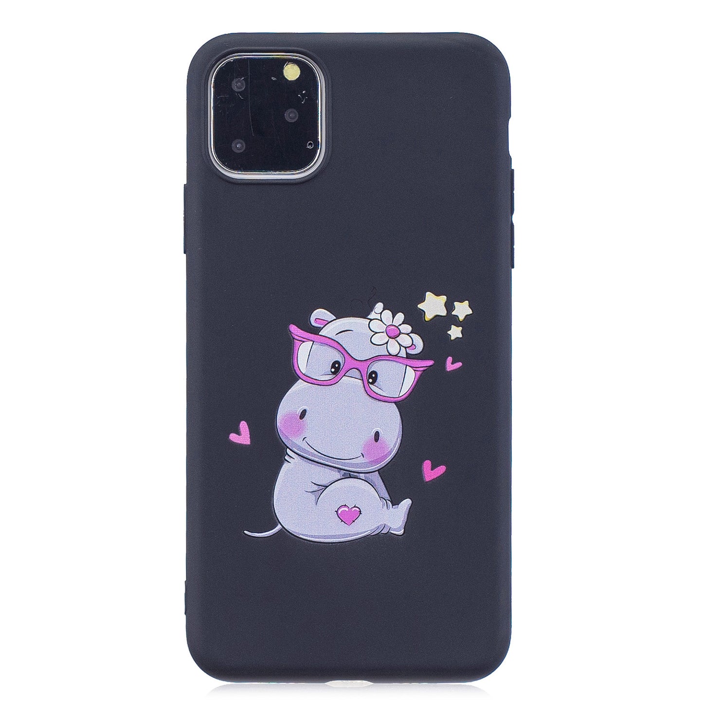 Pattern Printing Soft TPU Back Shell with Handy Strap for iPhone 11 6.1-inch (2019)