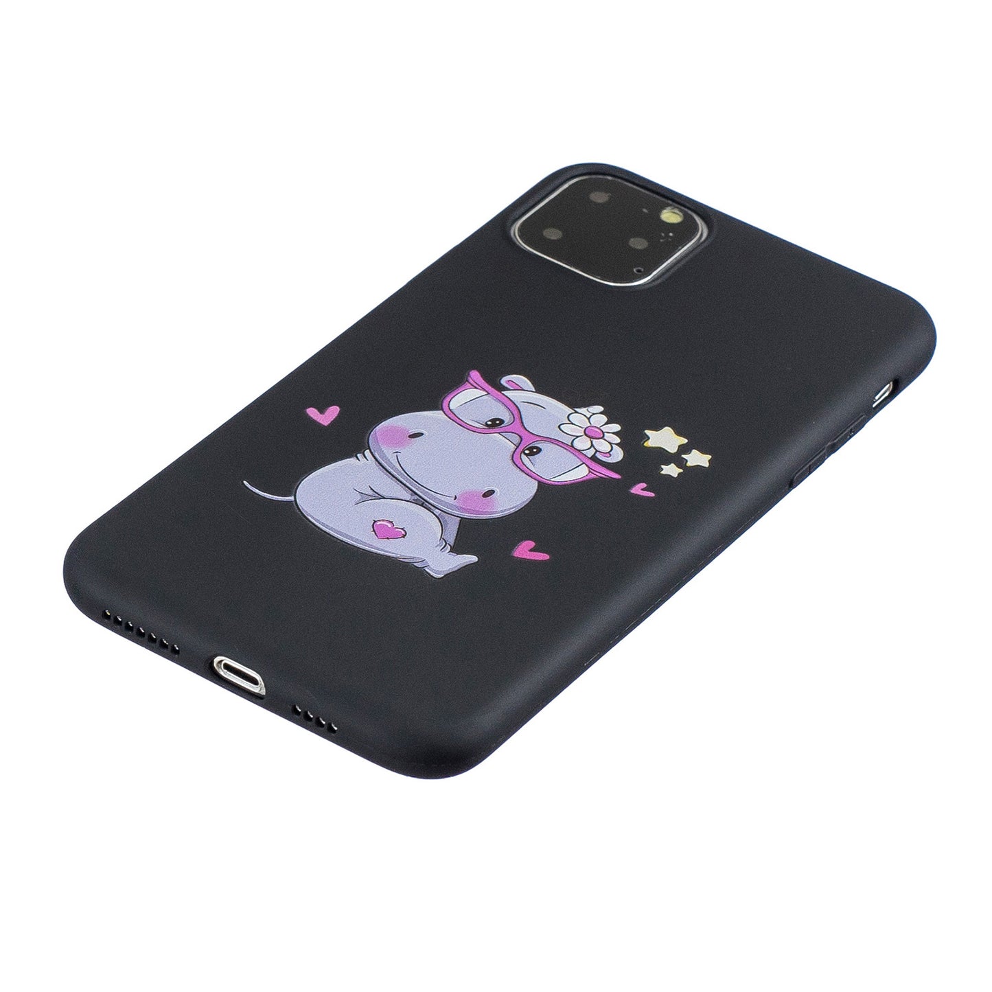 Pattern Printing Soft TPU Back Shell with Handy Strap for iPhone 11 6.1-inch (2019)