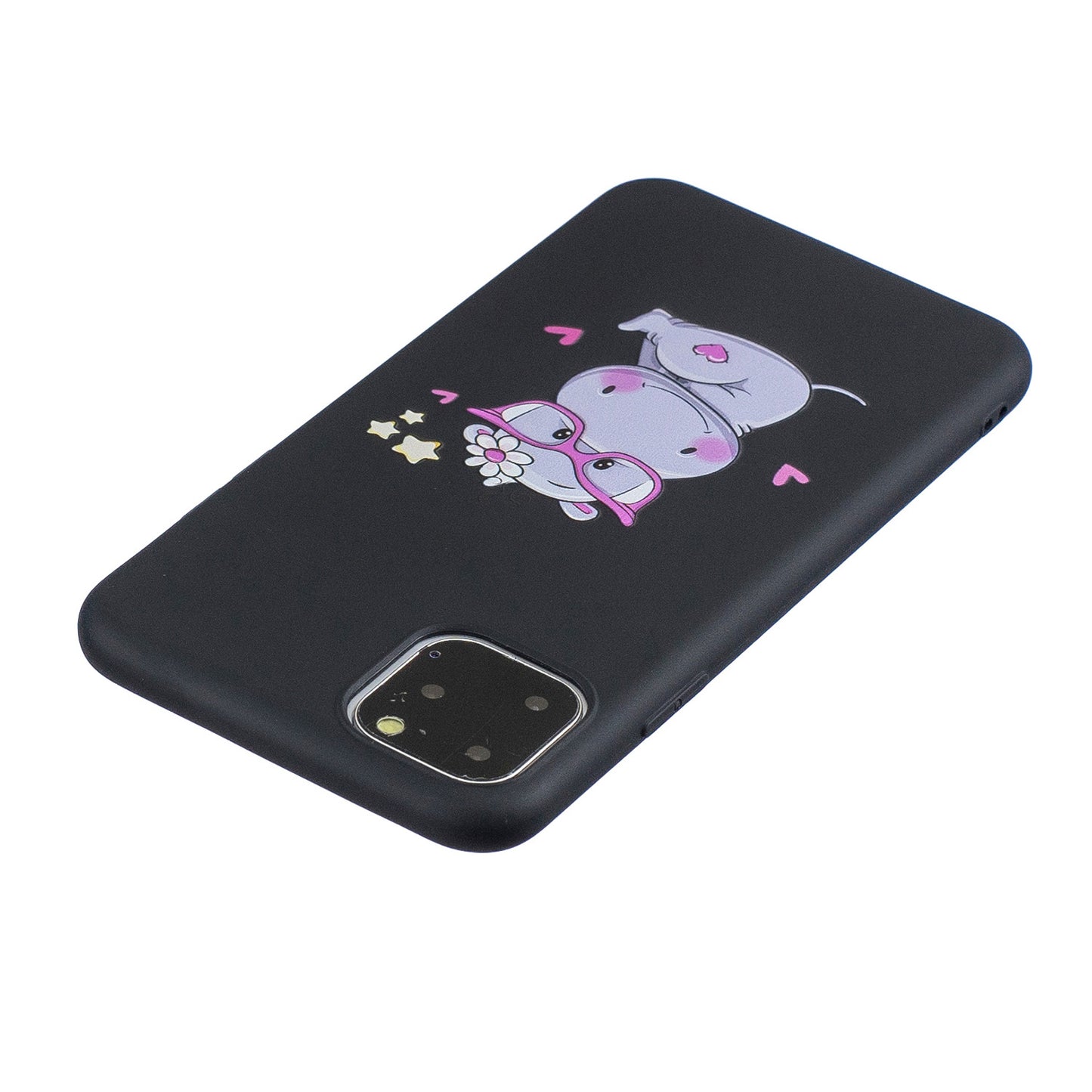 Pattern Printing Soft TPU Back Shell with Handy Strap for iPhone 11 6.1-inch (2019)