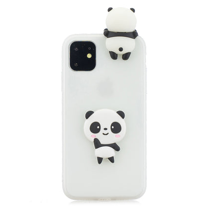 3D Effect Cute Patterned TPU + Silicone Back Case for iPhone 11 Pro Max 6.5 inch (2019)
