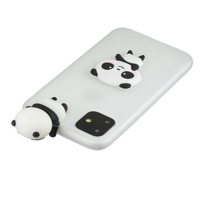 3D Effect Cute Patterned TPU + Silicone Back Case for iPhone 11 Pro Max 6.5 inch (2019)