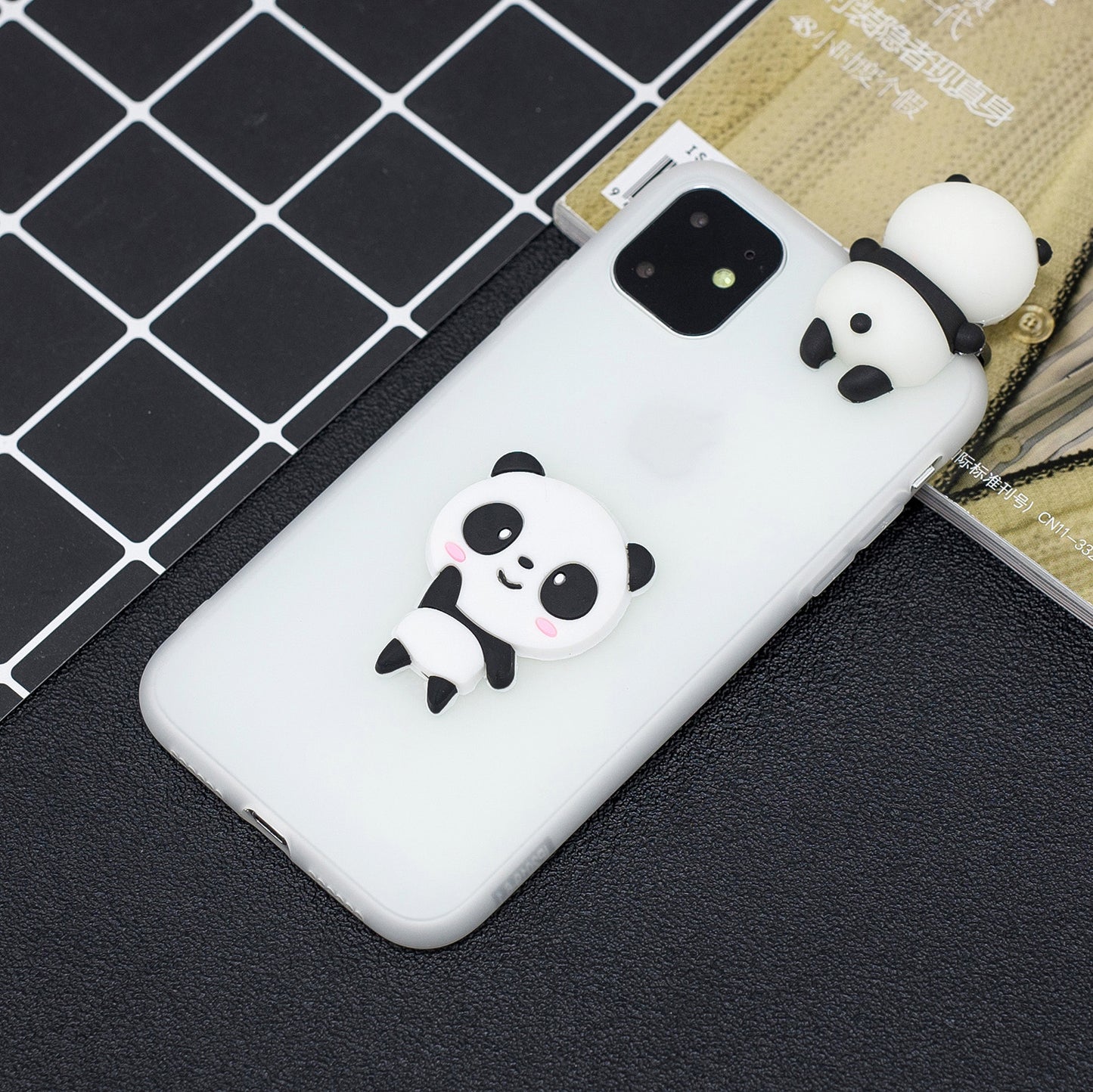 3D Effect Cute Patterned TPU + Silicone Back Case for iPhone 11 Pro Max 6.5 inch (2019)