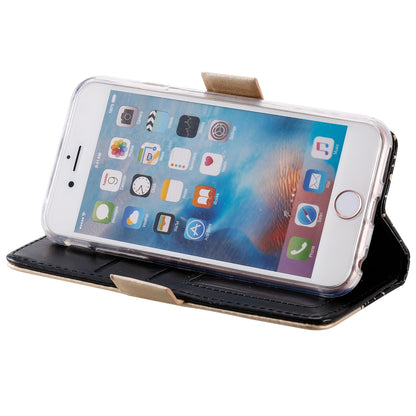 Lace Flower Pattern Zipper Leather Wallet Case for iPhone 6/6s