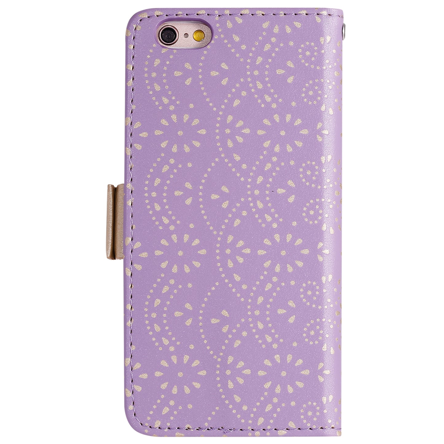 Lace Flower Zipper Pocket Leather Wallet Phone Cover for iPhone 6 Plus/6s Plus