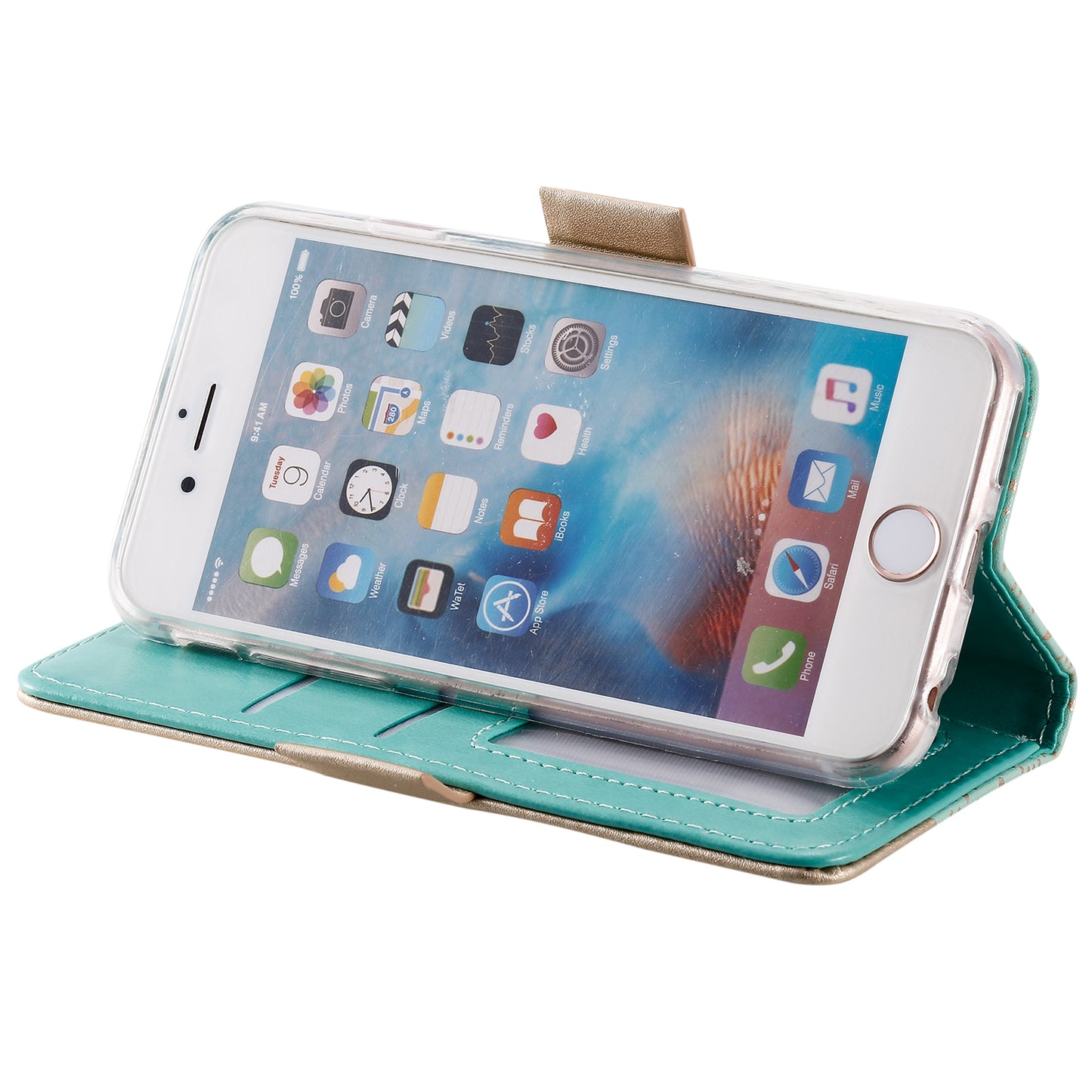 Lace Flower Zipper Pocket Leather Wallet Phone Cover for iPhone 6 Plus/6s Plus