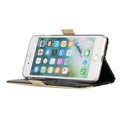 Lace Flower Pattern Zipper Pocket Leather Phone Cover Wallet for iPhone 7 Plus/8 Plus