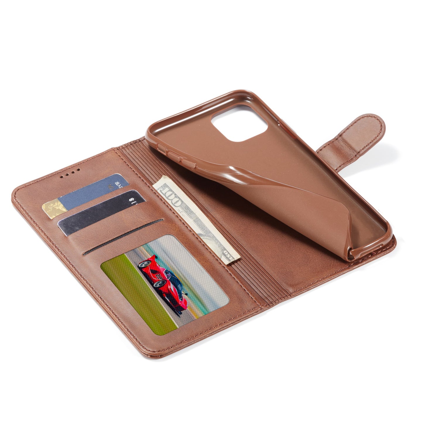 LC.imeeke PU Leather Protective Flip Wallet Case for iPhone 11 Pro 5.8-inch (2019)
