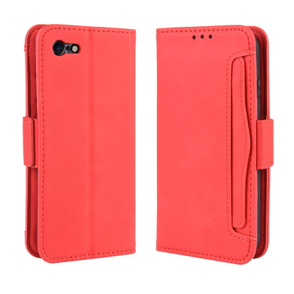 Leather Phone Cover Casing with Card Slots Protective Case for iPhone SE (2020)/SE (2022)8/7 4.7 inch