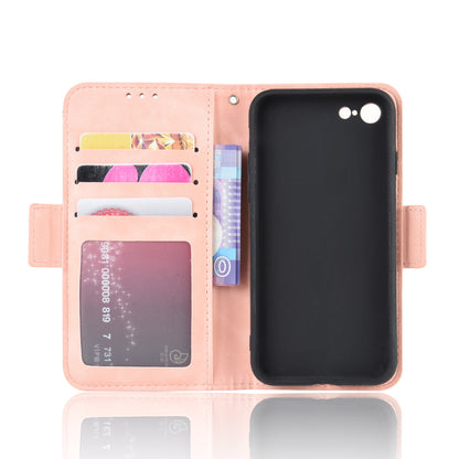 Leather Phone Cover Casing with Card Slots Protective Case for iPhone SE (2020)/SE (2022)8/7 4.7 inch