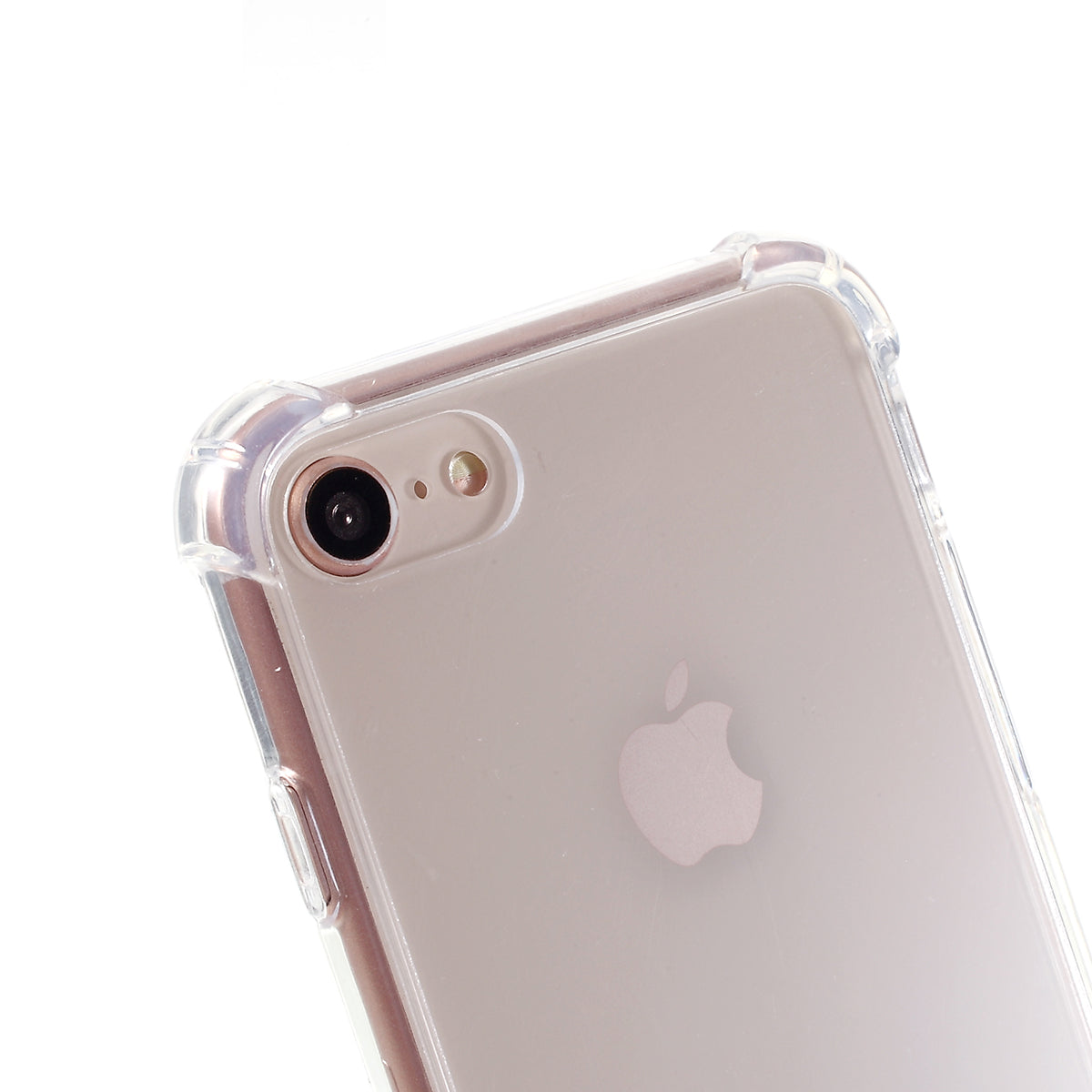 For iPhone 8/7/SE (2020)/SE (2022) TPU+Acrylic+Textile Strap Anti-fall Shell