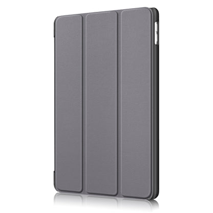 For iPad 10.2 (2021)/(2020)/(2019) Tri-fold Stand Leather Protective Tablet Cover Case