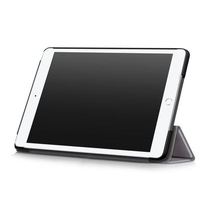 For iPad 10.2 (2021)/(2020)/(2019) Tri-fold Stand Leather Protective Tablet Cover Case