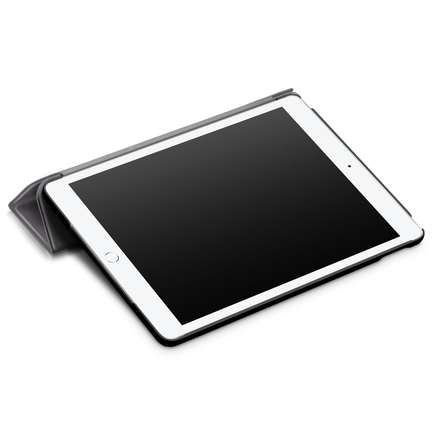 For iPad 10.2 (2021)/(2020)/(2019) Tri-fold Stand Leather Protective Tablet Cover Case