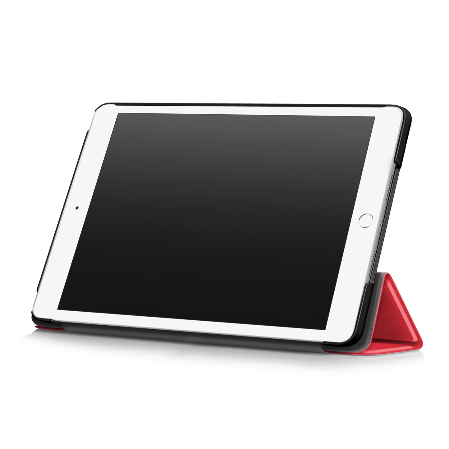 For iPad 10.2 (2021)/(2020)/(2019) Tri-fold Stand Leather Protective Tablet Cover Case