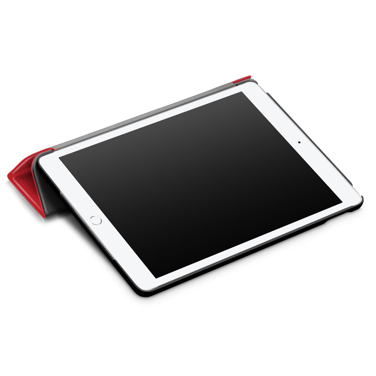 For iPad 10.2 (2021)/(2020)/(2019) Tri-fold Stand Leather Protective Tablet Cover Case