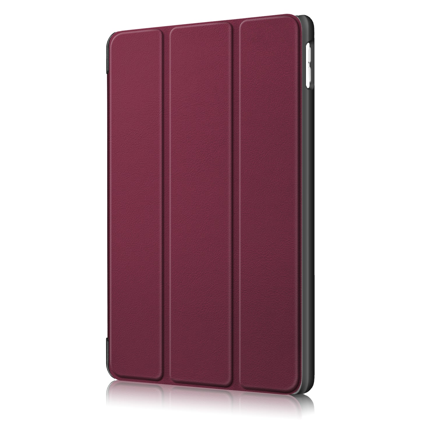 For iPad 10.2 (2021)/(2020)/(2019) Tri-fold Stand Leather Protective Tablet Cover Case