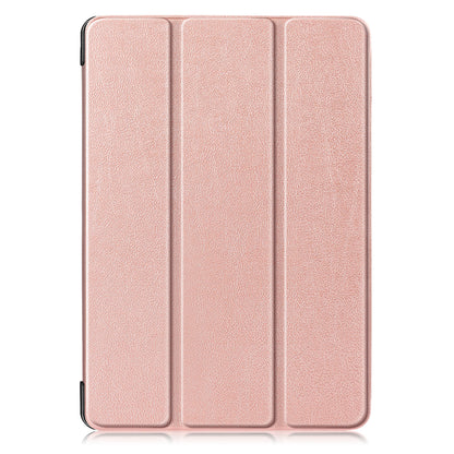 For iPad 10.2 (2021)/(2020)/(2019) Tri-fold Stand Leather Protective Tablet Cover Case
