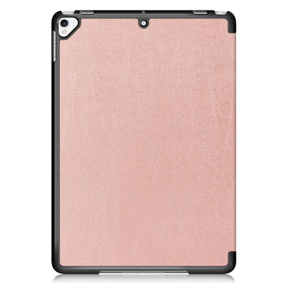 For iPad 10.2 (2021)/(2020)/(2019) Tri-fold Stand Leather Protective Tablet Cover Case
