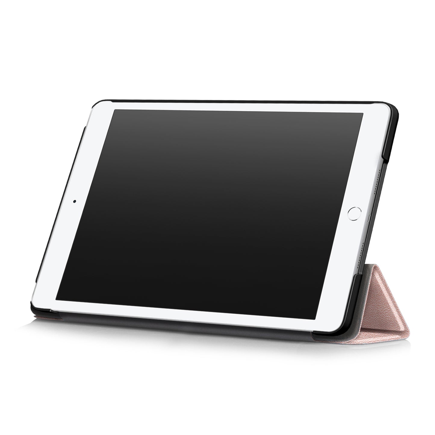 For iPad 10.2 (2021)/(2020)/(2019) Tri-fold Stand Leather Protective Tablet Cover Case