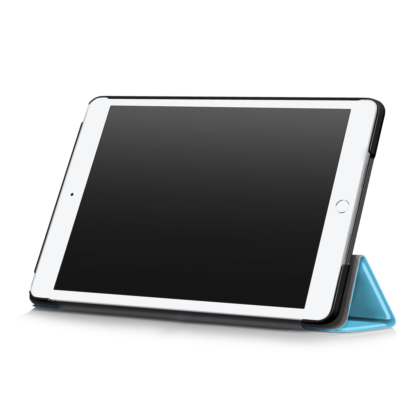 For iPad 10.2 (2021)/(2020)/(2019) Tri-fold Stand Leather Protective Tablet Cover Case