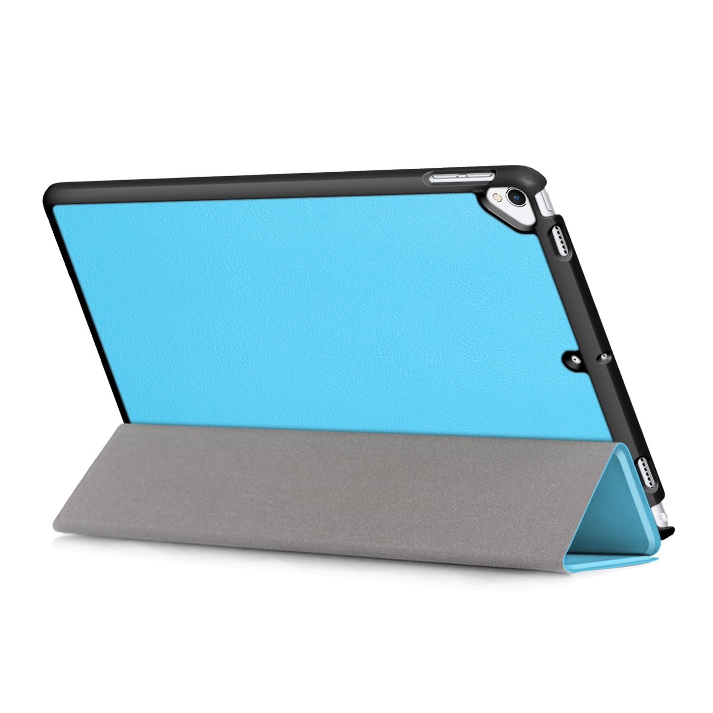 For iPad 10.2 (2021)/(2020)/(2019) Tri-fold Stand Leather Protective Tablet Cover Case