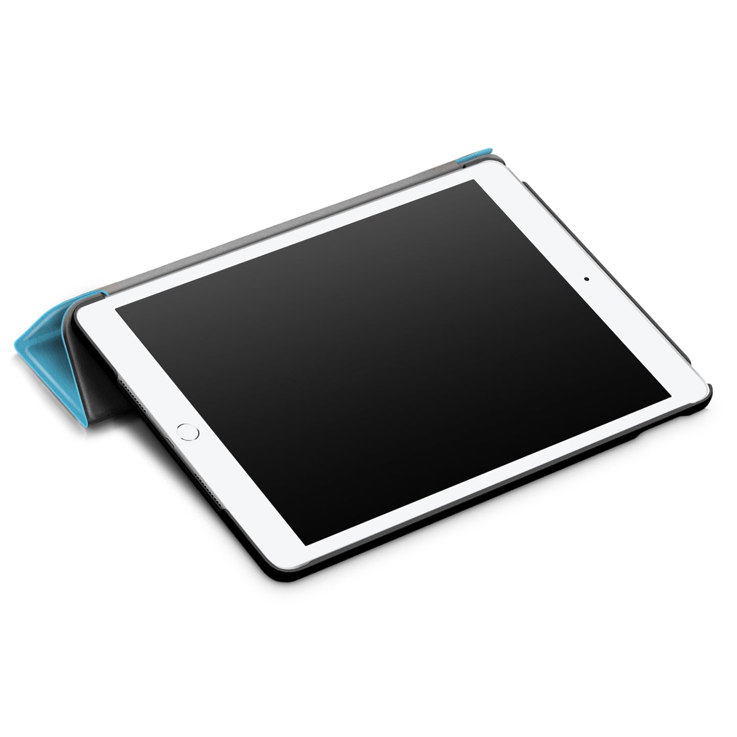 For iPad 10.2 (2021)/(2020)/(2019) Tri-fold Stand Leather Protective Tablet Cover Case