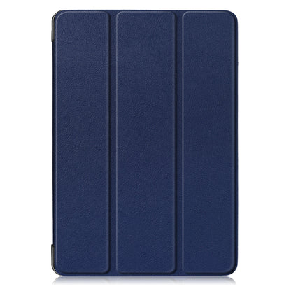 For iPad 10.2 (2021)/(2020)/(2019) Tri-fold Stand Leather Protective Tablet Cover Case